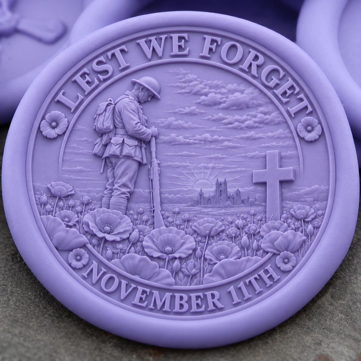 3D Remembrance Day Wax Seal