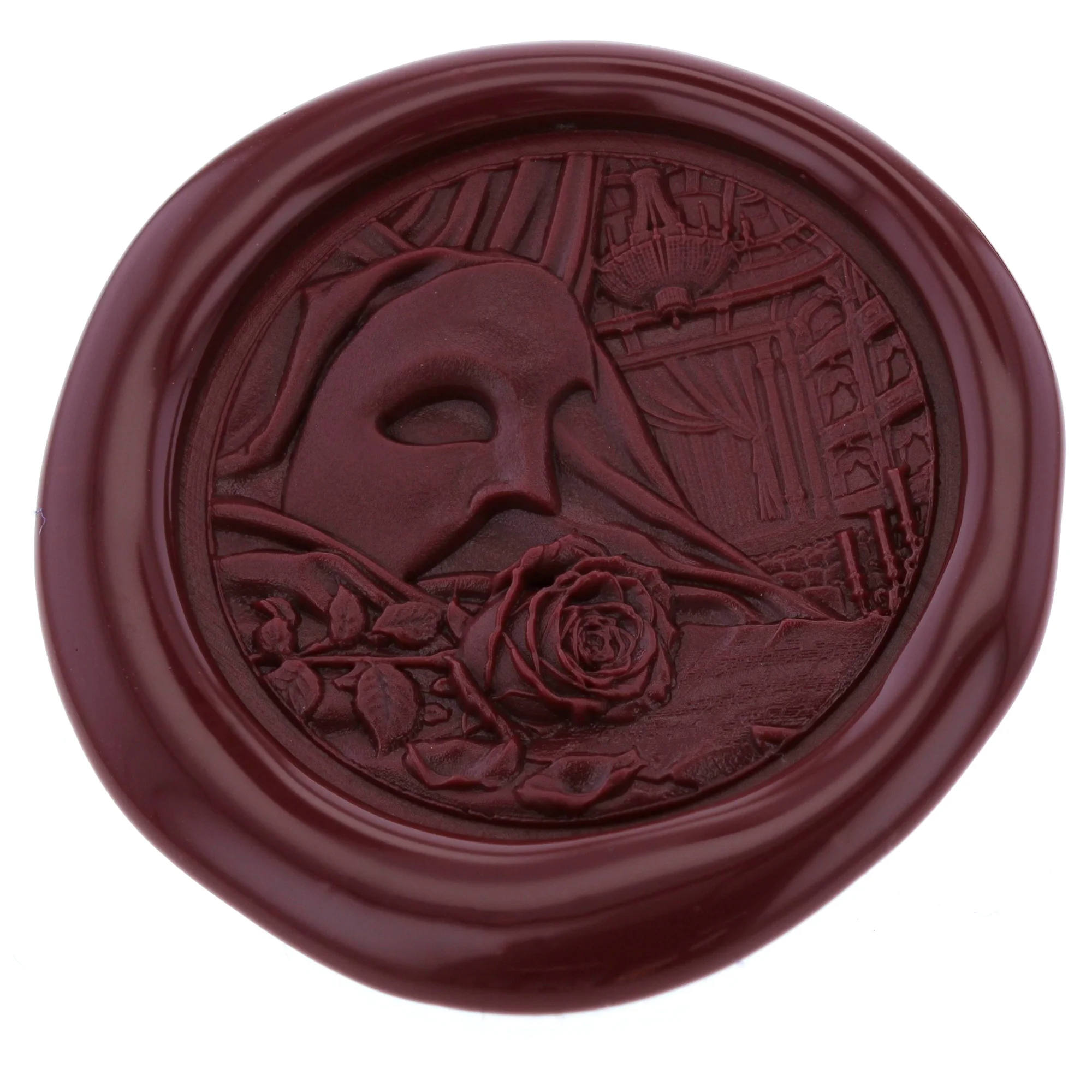 3D Shadows of the Opera Wax Seal