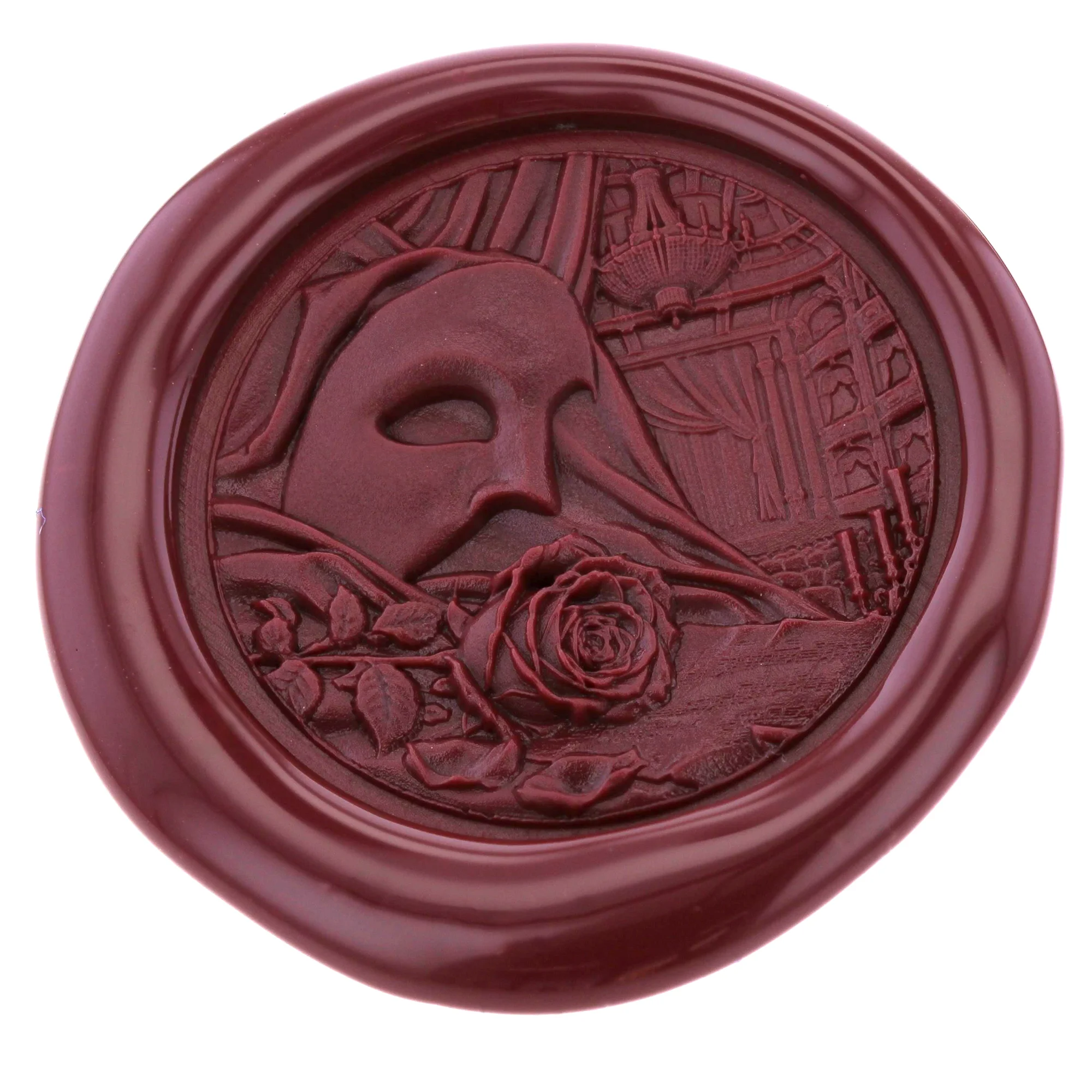3D Shadows of the Opera Wax Seal