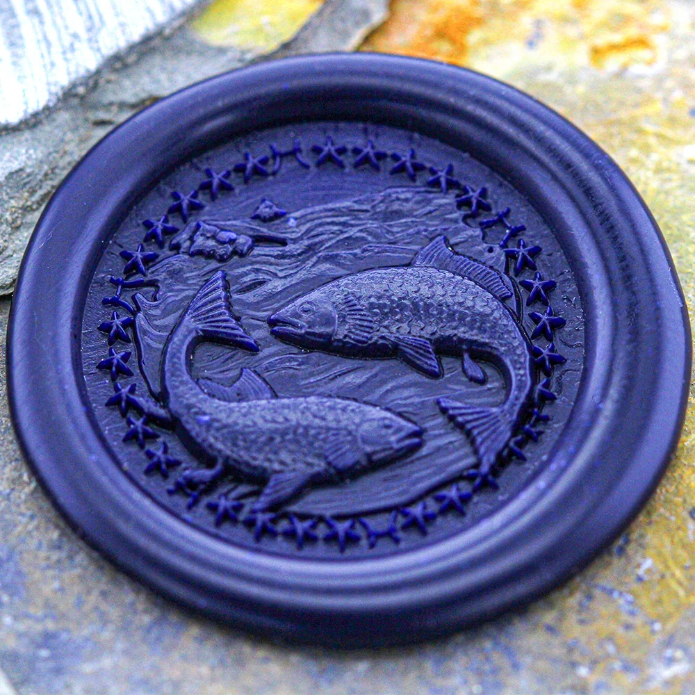 3D Zodiac 'Peel and Stick' Wax Seal