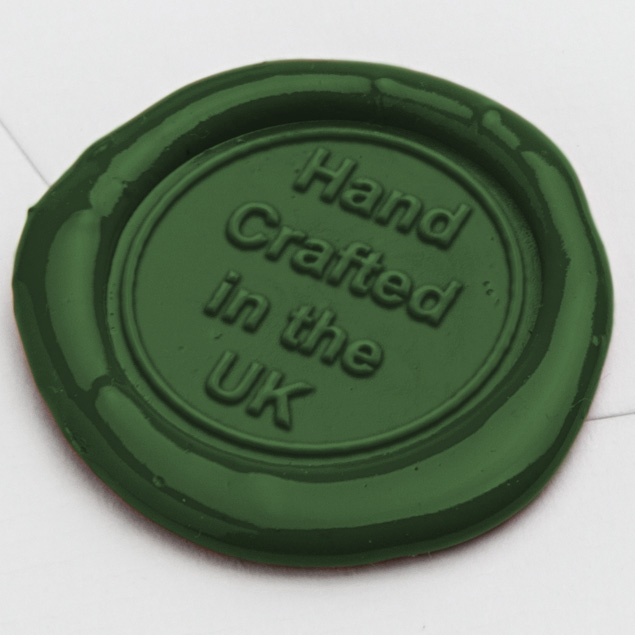Hand Crafted in the UK Wax Seal