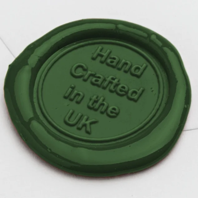 Hand Crafted in the UK Wax Seal