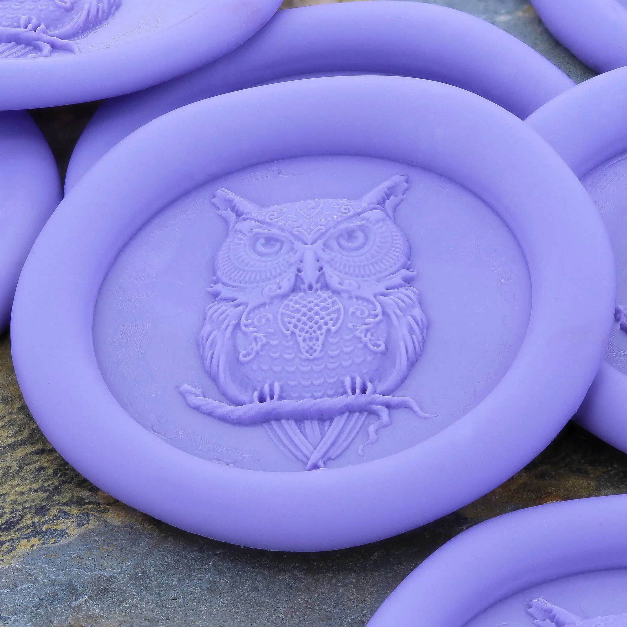 Celtic Owl 3D  'Peel and Stick' Wax Seal