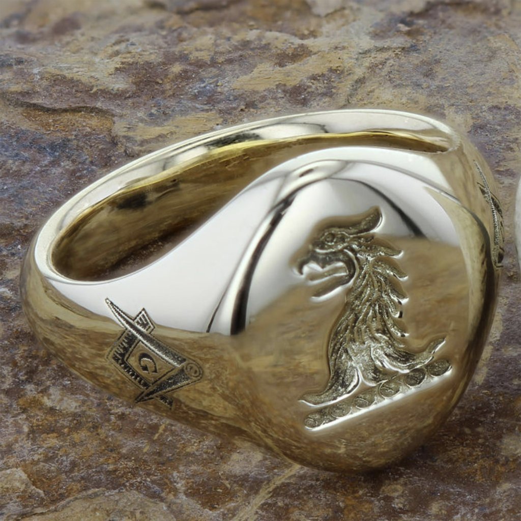 Signet Ring 3D Seal Engraving
