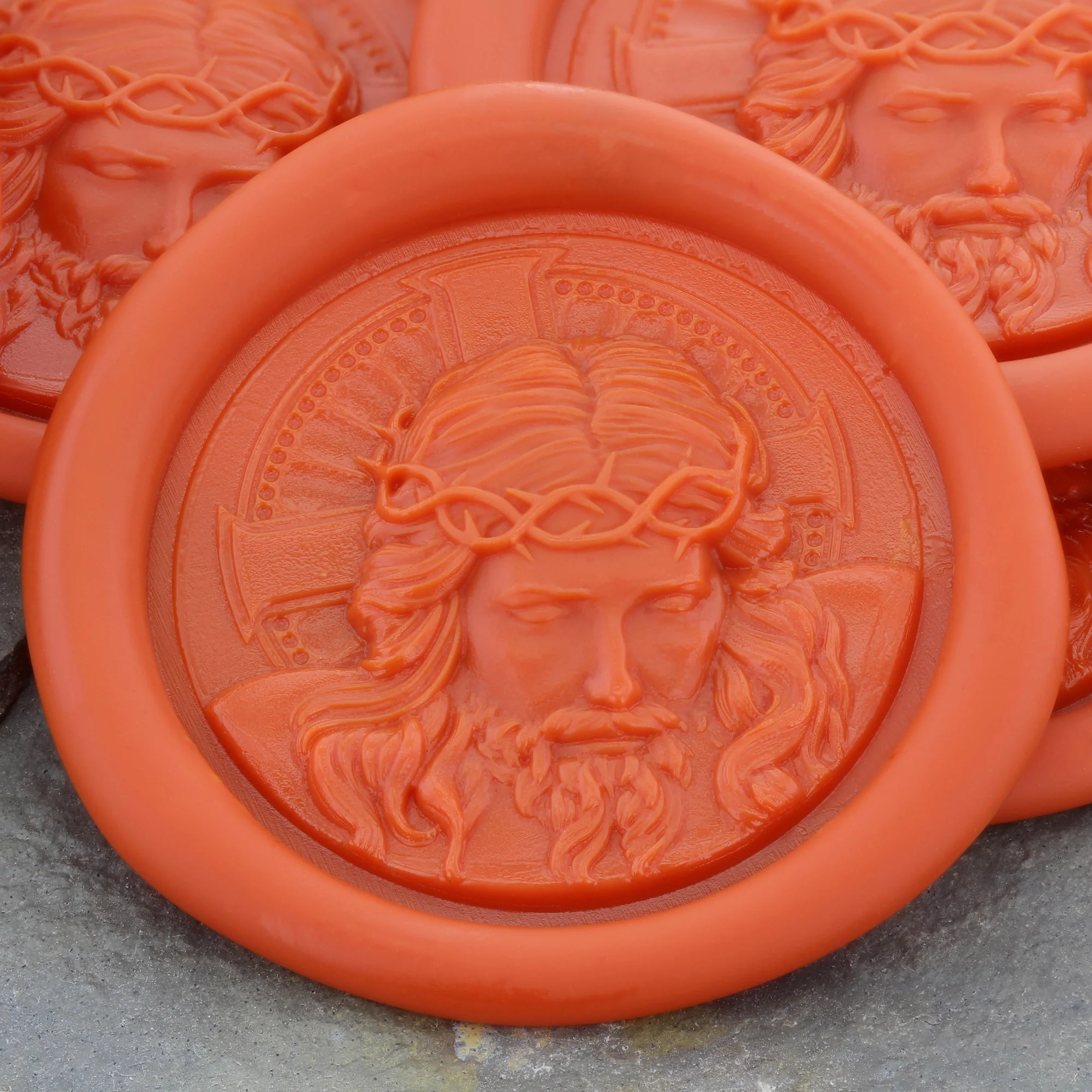 Jesus 1 'Peel and Stick' Wax Seal