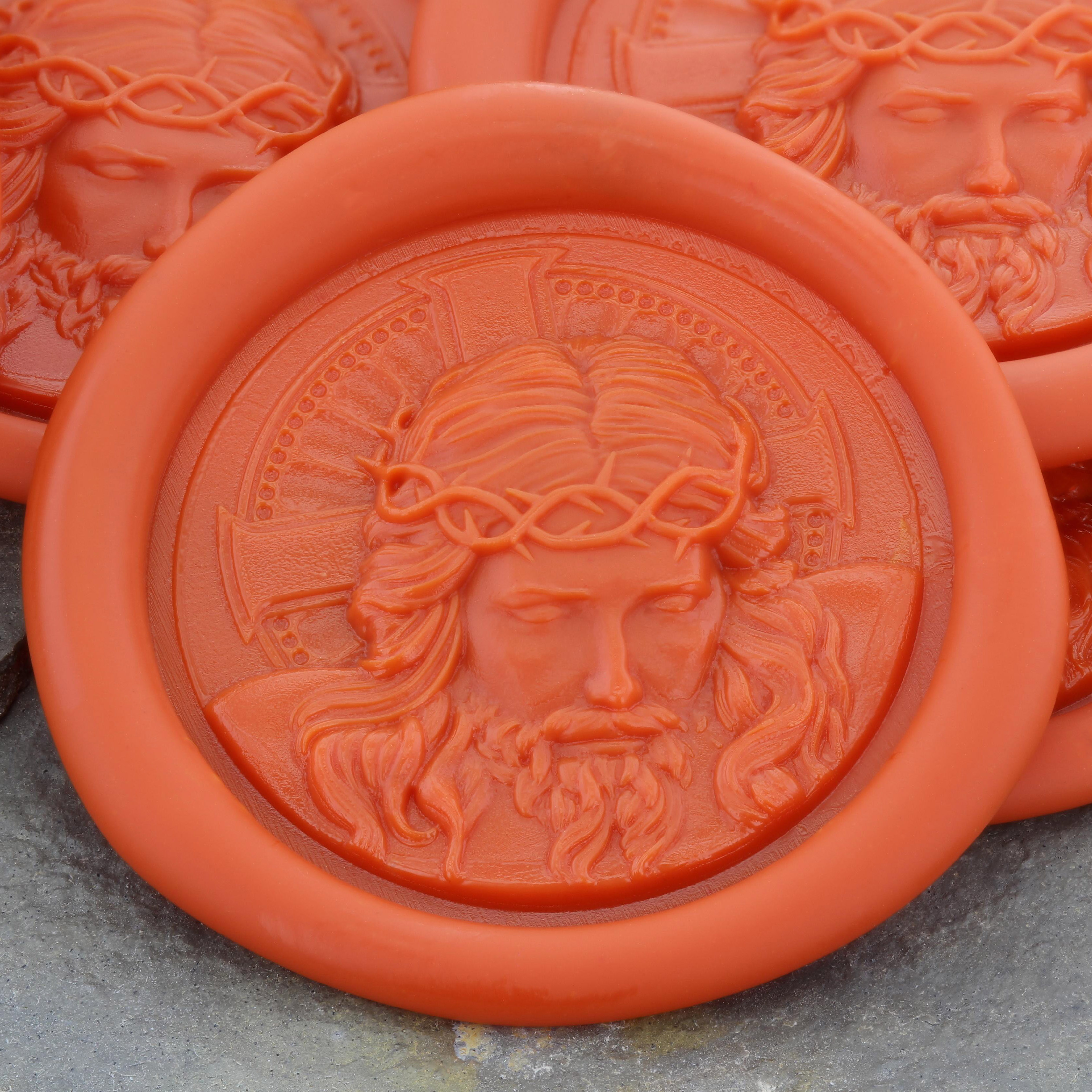 Jesus 1 'Peel and Stick' Wax Seal