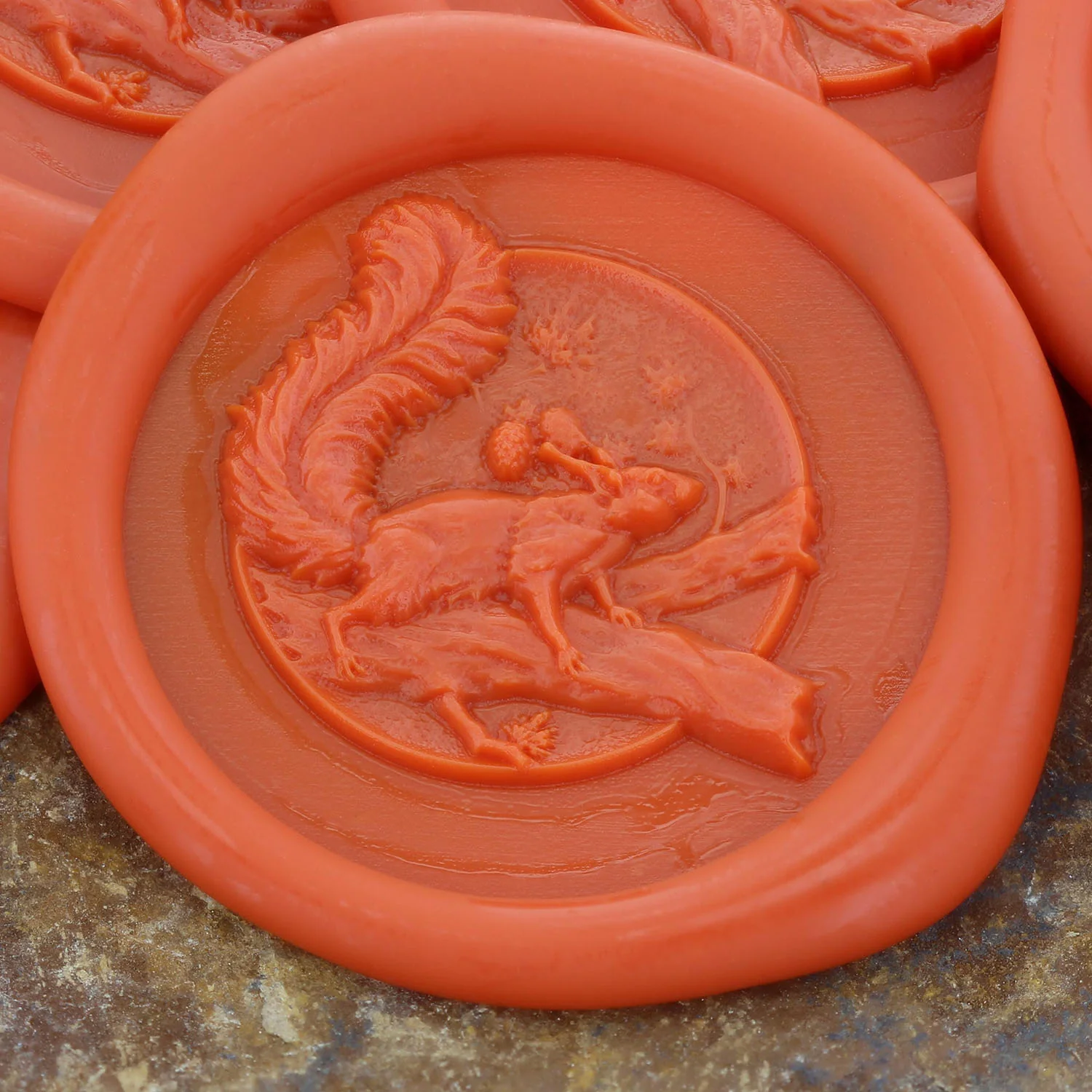 Squirrel 3D 'Peel and Stick' Wax Seal