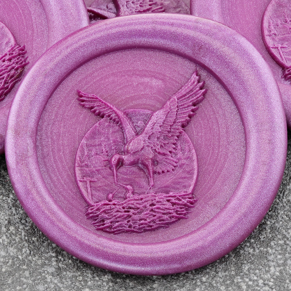 Bird in Nest 3D 'Peel and Stick' Wax Seal