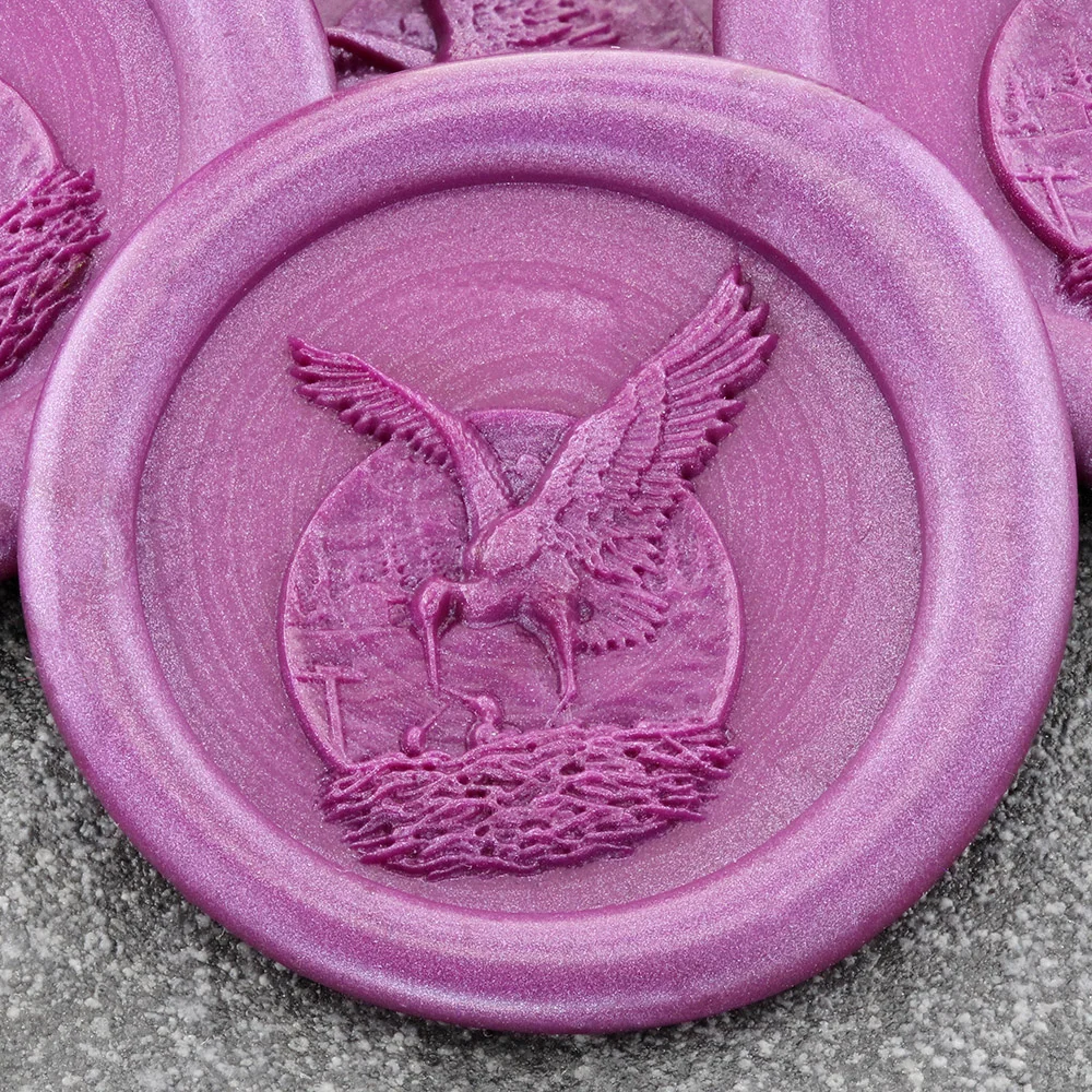 Bird in Nest 3D  'Peel and Stick' Wax Seal