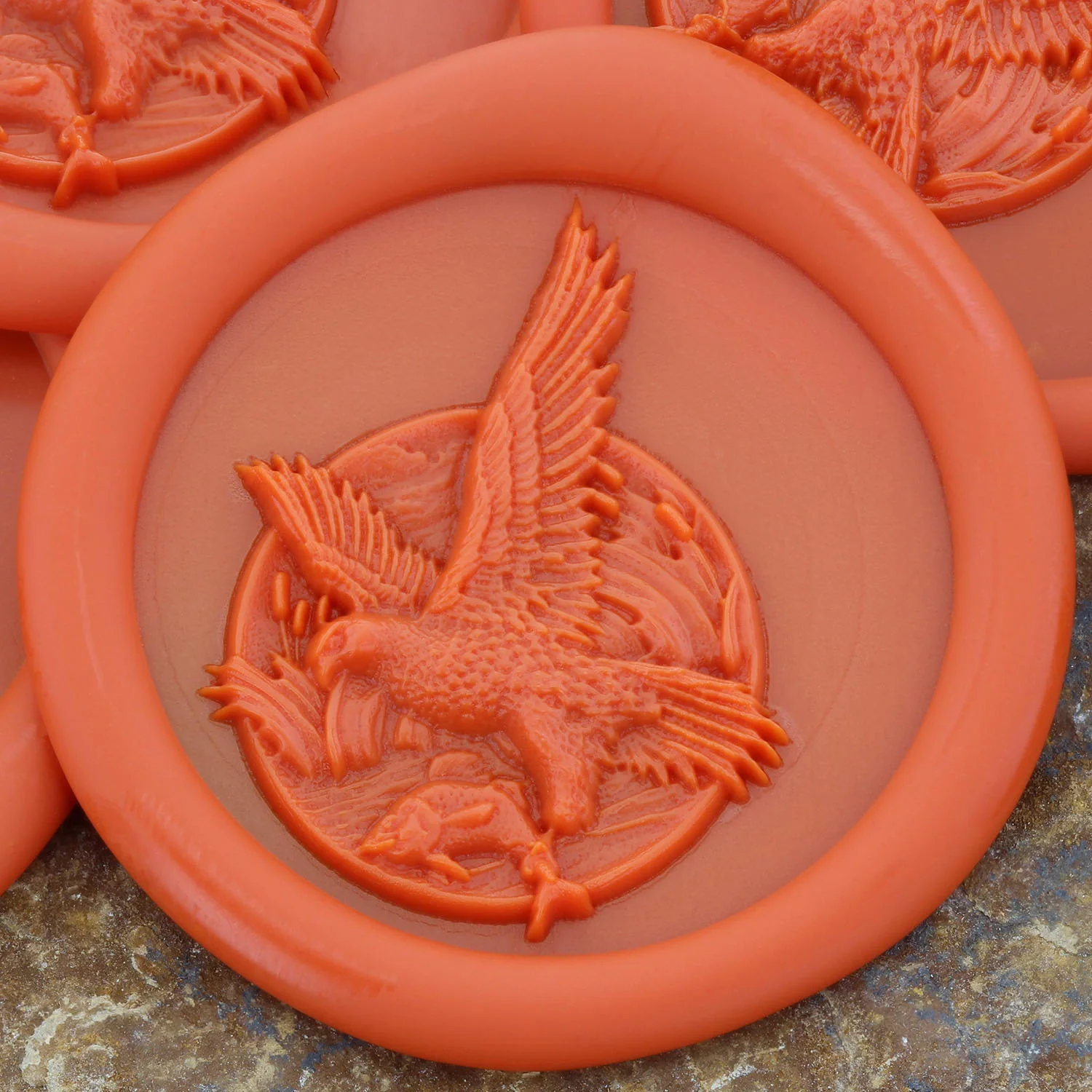 Bird of Prey 3D 'Peel and Stick' Wax Seal