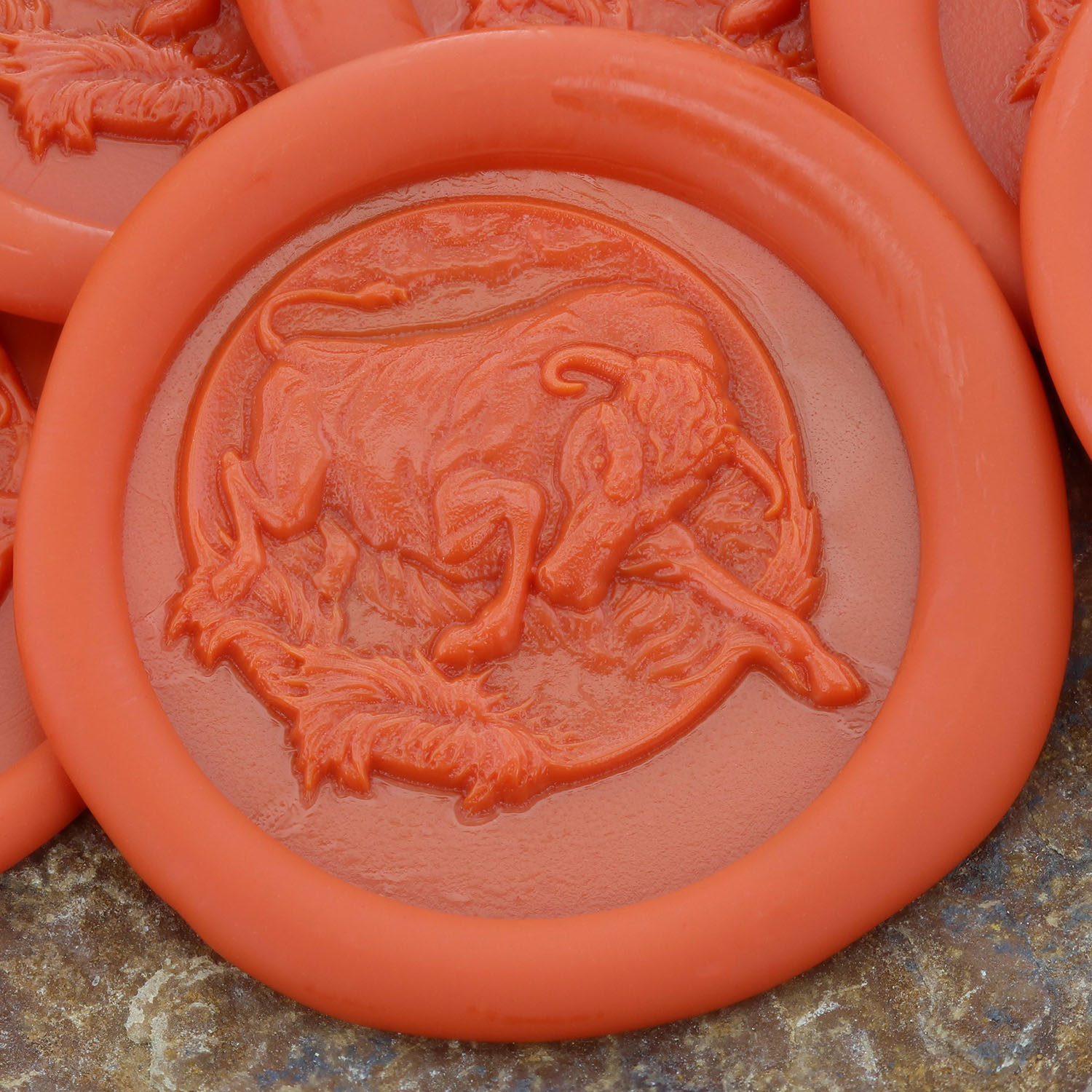 Bull 3D 'Peel and Stick' Wax Seal