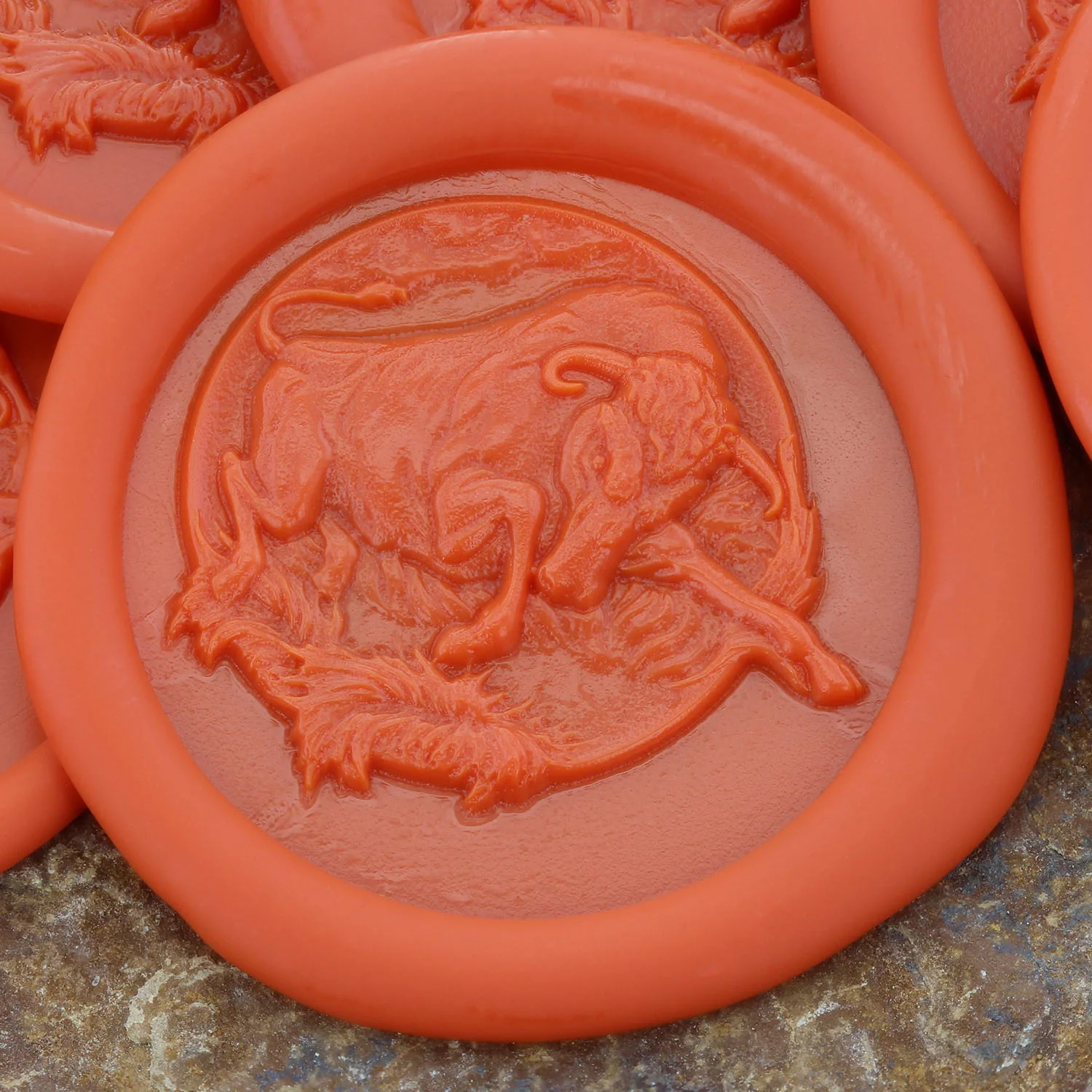 Bull 3D 'Peel and Stick' Wax Seal