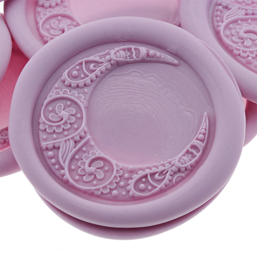 3D Fancy Moon 'Peel and Stick' Wax Seal