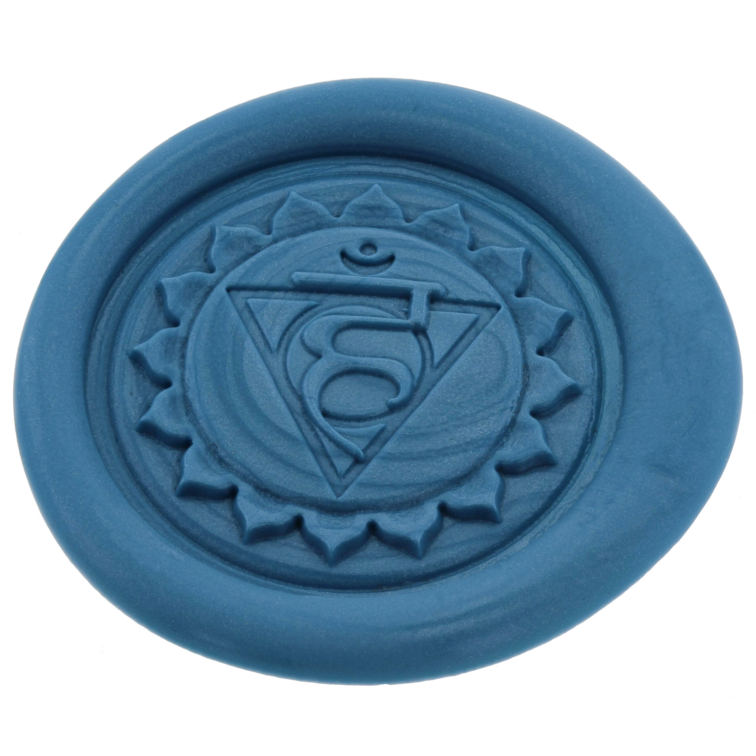 Throat Chakra 'Peel and Stick' Wax Seal - 3D
