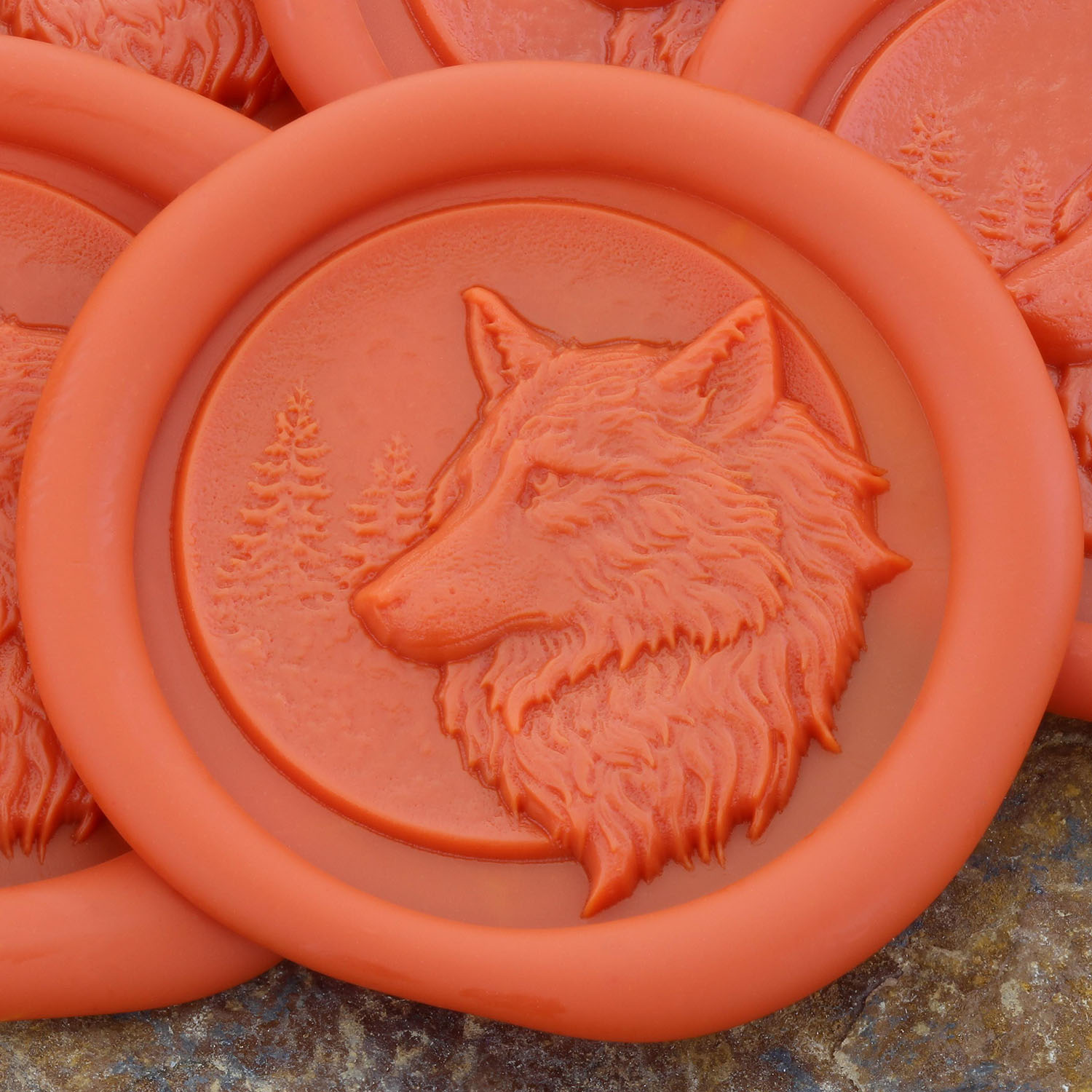 Wolf2 3D 'Peel and Stick' Wax Seal